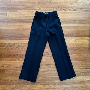 Vintage black wide leg trousers